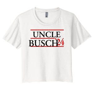 Uncle Busch 2024 Election Logo Women's Crop Top Tee