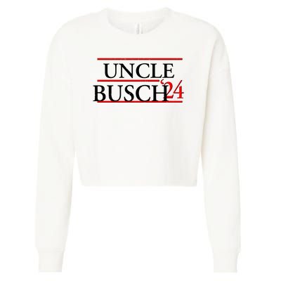 Uncle Busch 2024 Election Logo Cropped Pullover Crew