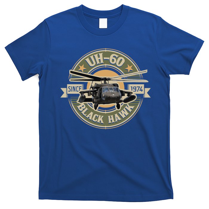 Uh60 Blackhawk Assault Helicopter Pilot Aviation Gift T-Shirt