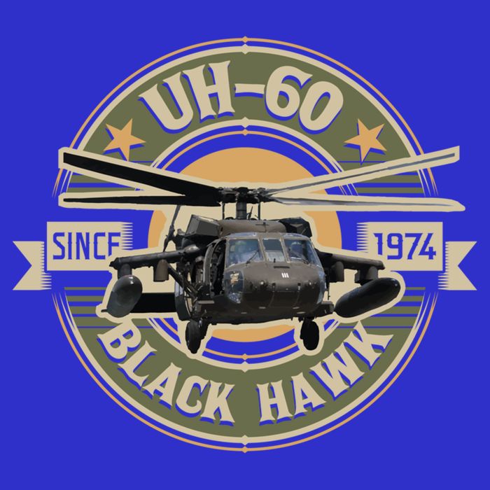 Uh60 Blackhawk Assault Helicopter Pilot Aviation Gift T-Shirt