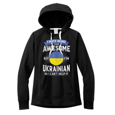 Ukraine Being Awesome Ukrainians Men & Women G Women's Fleece Hoodie