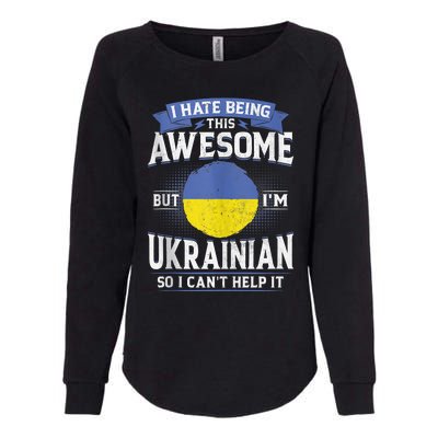 Ukraine Being Awesome Ukrainians Men & Women G Womens California Wash Sweatshirt