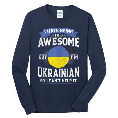 Ukraine Being Awesome Ukrainians Men & Women G Tall Long Sleeve T-Shirt