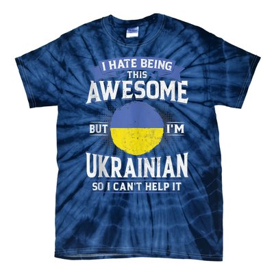 Ukraine Being Awesome Ukrainians Men & Women G Tie-Dye T-Shirt