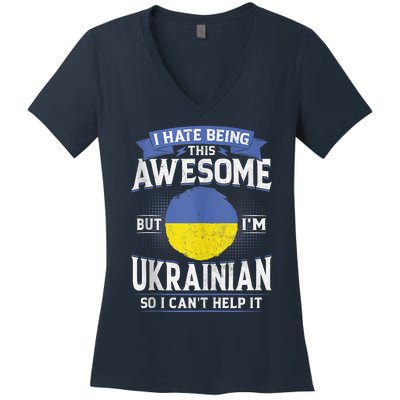 Ukraine Being Awesome Ukrainians Men & Women G Women's V-Neck T-Shirt