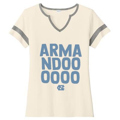 Unc Basketball Armandoooooo Bacot Ladies Halftime Notch Neck Tee