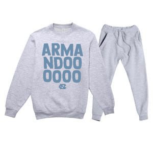 Unc Basketball Armandoooooo Bacot Premium Crewneck Sweatsuit Set