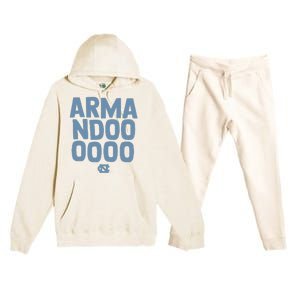 Unc Basketball Armandoooooo Bacot Premium Hooded Sweatsuit Set