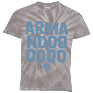 Unc Basketball Armandoooooo Bacot Kids Tie-Dye T-Shirt