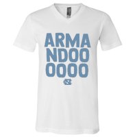 Unc Basketball Armandoooooo Bacot V-Neck T-Shirt