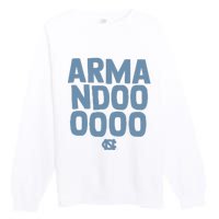 Unc Basketball Armandoooooo Bacot Premium Crewneck Sweatshirt