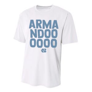 Unc Basketball Armandoooooo Bacot Performance Sprint T-Shirt