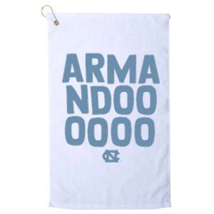 Unc Basketball Armandoooooo Bacot Platinum Collection Golf Towel