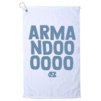 Unc Basketball Armandoooooo Bacot Platinum Collection Golf Towel