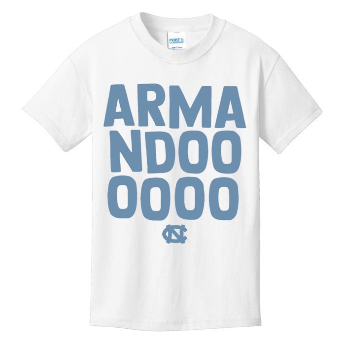 Unc Basketball Armandoooooo Bacot Kids T-Shirt