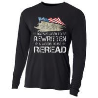 USA Beer American Flag Drinking 4th Of July Men Women Cooling Performance Long Sleeve Crew