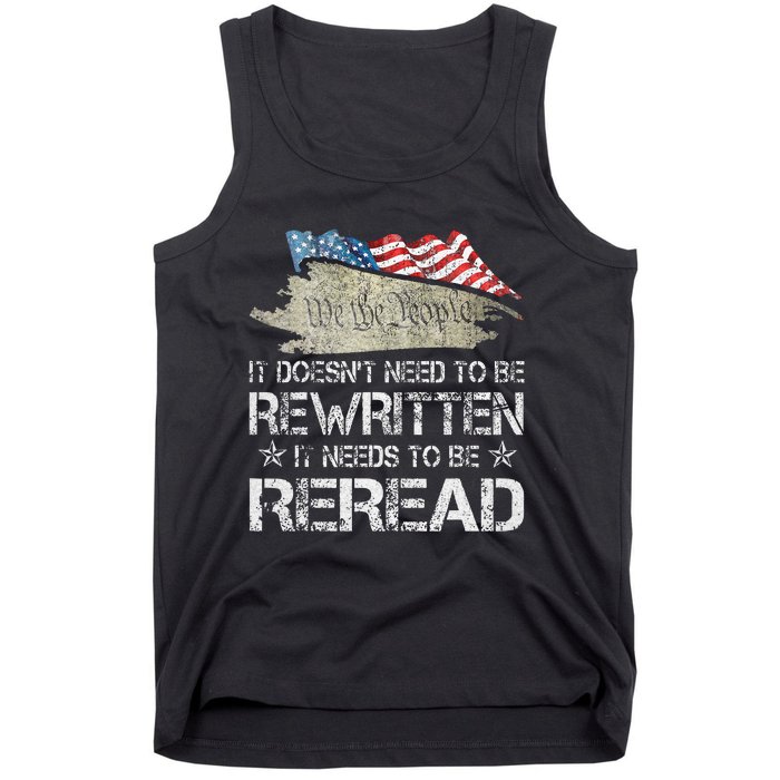 USA Beer American Flag Drinking 4th Of July Men Women Tank Top