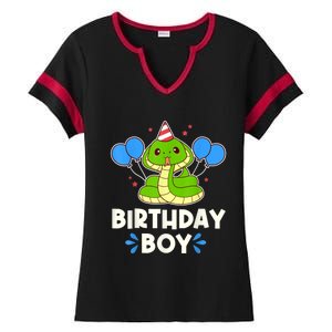 Ute Birthday Boy Cobra Graphic Ladies Halftime Notch Neck Tee