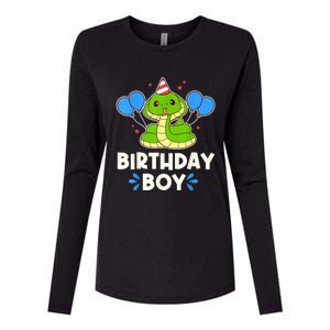 Ute Birthday Boy Cobra Graphic Womens Cotton Relaxed Long Sleeve T-Shirt