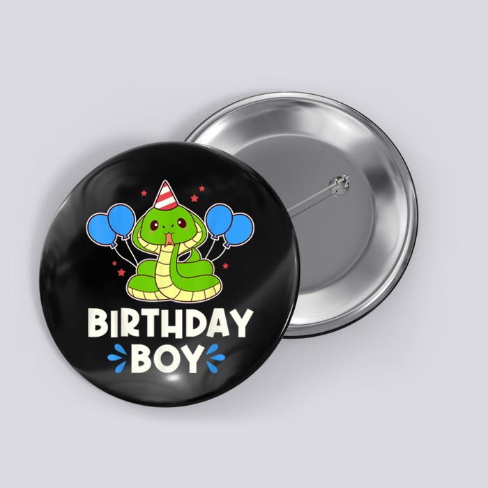 Ute Birthday Boy Cobra Graphic Button