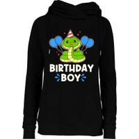 Ute Birthday Boy Cobra Graphic Womens Funnel Neck Pullover Hood