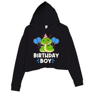 Ute Birthday Boy Cobra Graphic Crop Fleece Hoodie