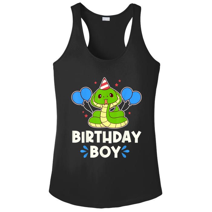 Ute Birthday Boy Cobra Graphic Ladies PosiCharge Competitor Racerback Tank