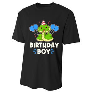 Ute Birthday Boy Cobra Graphic Performance Sprint T-Shirt