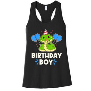 Ute Birthday Boy Cobra Graphic Women's Racerback Tank