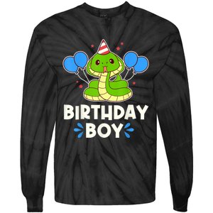 Ute Birthday Boy Cobra Graphic Tie-Dye Long Sleeve Shirt