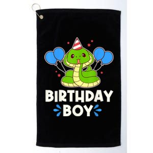 Ute Birthday Boy Cobra Graphic Platinum Collection Golf Towel