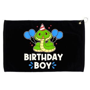 Ute Birthday Boy Cobra Graphic Grommeted Golf Towel