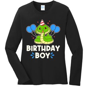 Ute Birthday Boy Cobra Graphic Ladies Long Sleeve Shirt