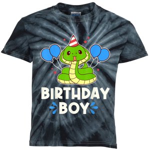 Ute Birthday Boy Cobra Graphic Kids Tie-Dye T-Shirt