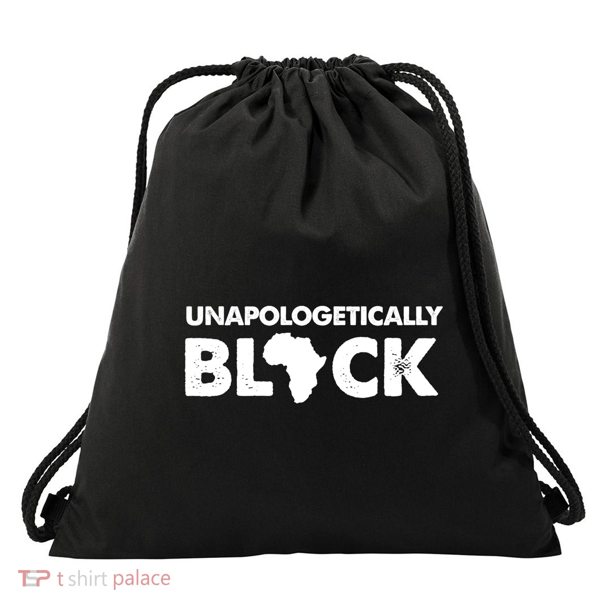 Unapologetically Black Black History Month Gift Drawstring Bag
