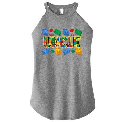 Uncle Brick Builder Funny Uncles Blocks Master Builder Women’s Perfect Tri Rocker Tank