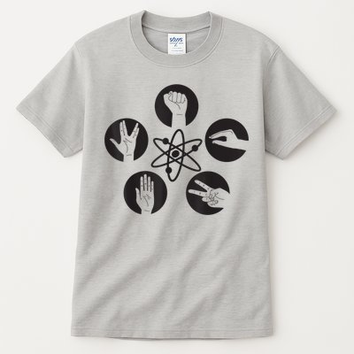 US Big Bang Theory +Logo Rock Lizard Spock 01 Tall T-Shirt