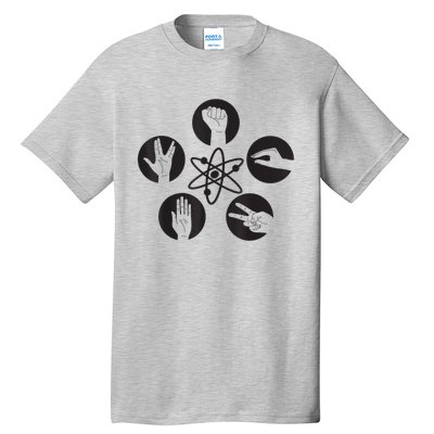 US Big Bang Theory +Logo Rock Lizard Spock 01 Tall T-Shirt