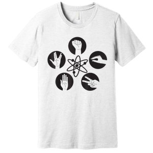 US Big Bang Theory +Logo Rock Lizard Spock 01 Premium T-Shirt