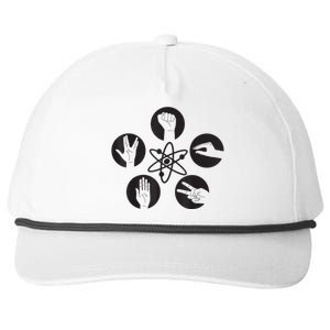 US Big Bang Theory +Logo Rock Lizard Spock 01 Snapback Five-Panel Rope Hat