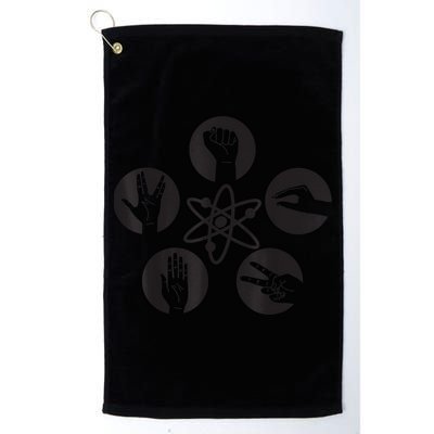 US Big Bang Theory +Logo Rock Lizard Spock 01 Golf Towel