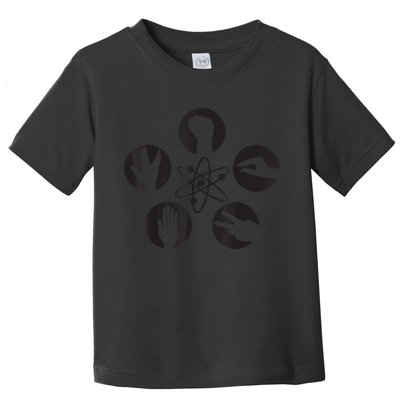 US Big Bang Theory +Logo Rock Lizard Spock 01 Toddler T-Shirt