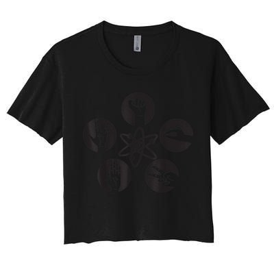 US Big Bang Theory +Logo Rock Lizard Spock 01 Crop Top