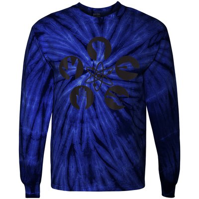 US Big Bang Theory +Logo Rock Lizard Spock 01 Tie-Dye Long Sleeve Shirt