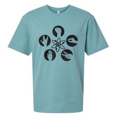 US Big Bang Theory +Logo Rock Lizard Spock 01 Sueded Cloud Jersey T-Shirt