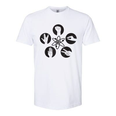 US Big Bang Theory +Logo Rock Lizard Spock 01 Softstyle CVC T-Shirt