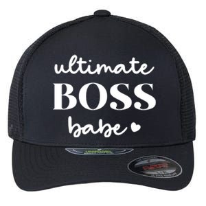 Ultimate Boss Babe Cute Gift Flexfit Unipanel Trucker Cap