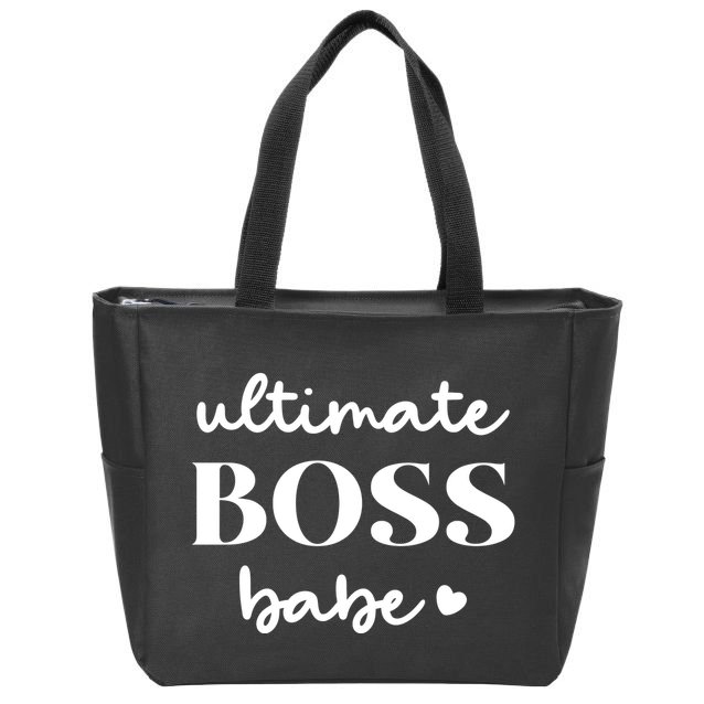 Ultimate Boss Babe Cute Gift Zip Tote Bag