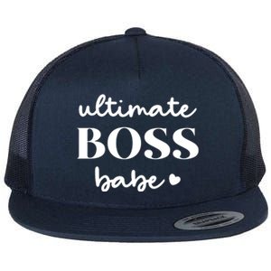 Ultimate Boss Babe Cute Gift Flat Bill Trucker Hat