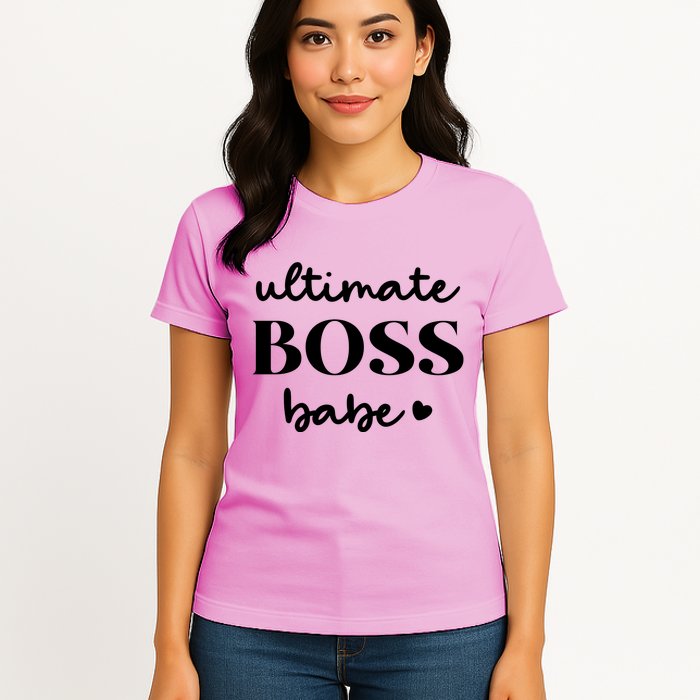Ultimate Boss Babe Cute Gift Womens T-Shirt